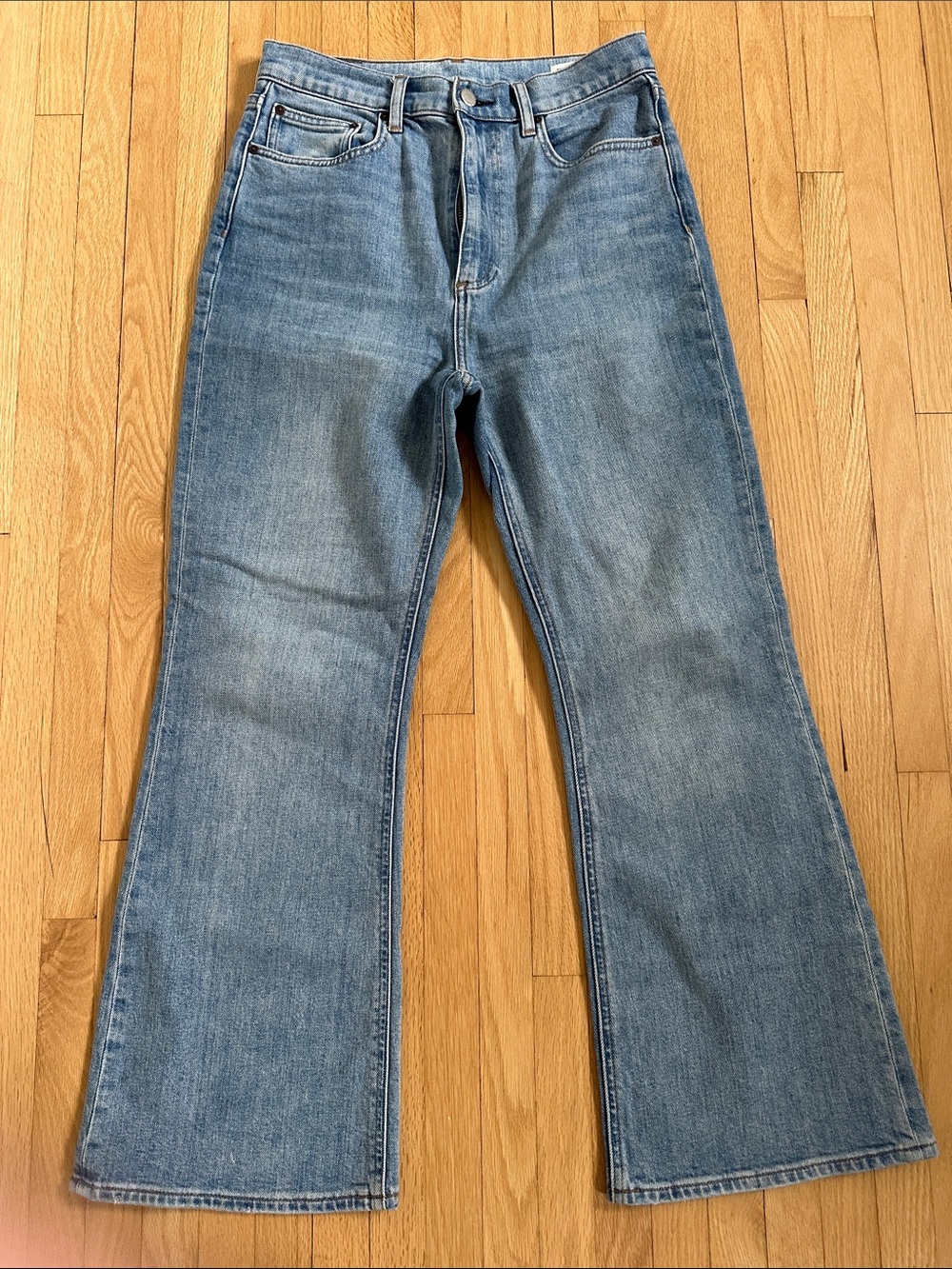 Denim Forum Twiggy High Rise Flare Jean 28 x 28 - Picture 3 of 13